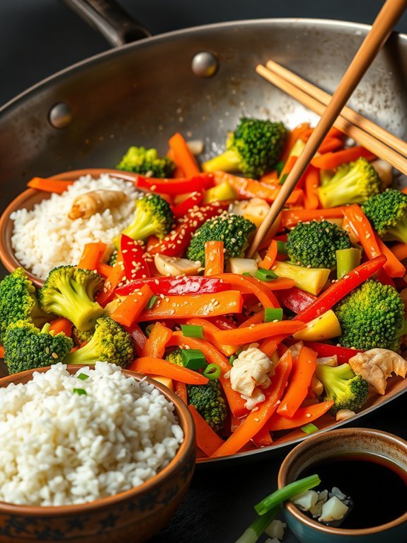 10 Budget-Friendly Vegetarian Recipes for Saving Money 9 colorful vegetable medley stir fry