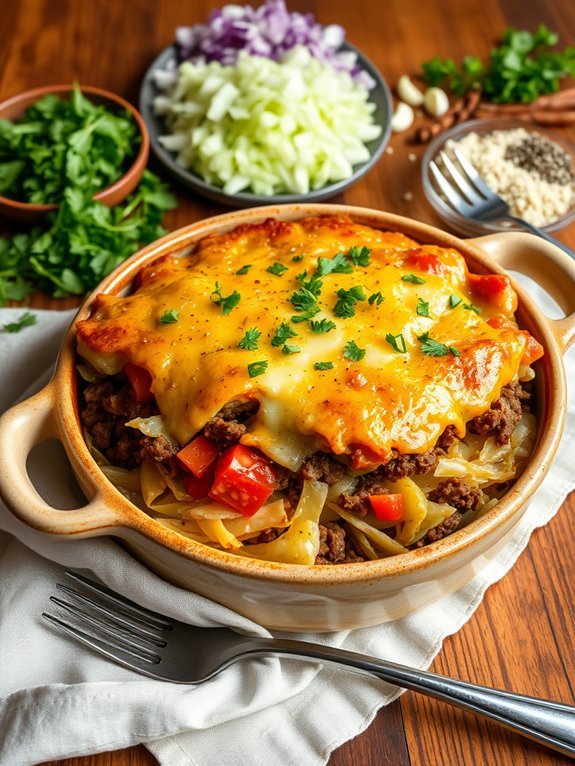 Top 10 Family-Friendly Casserole Recipes for Delicious Meals 4 comforting beef and cabbage casserole