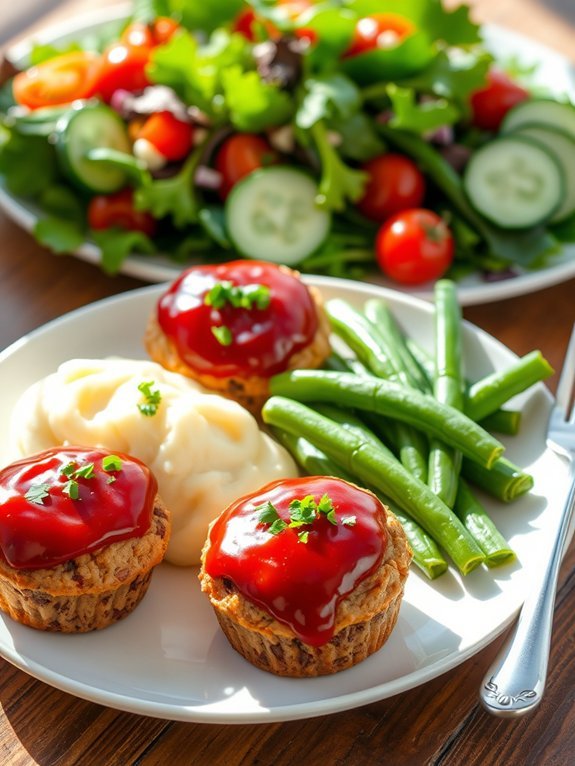 convenient portioned meatloaf recipe