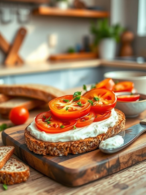 12 Simple After-School Snack Ideas That Kids Will Love 13 cream cheese tomato toast