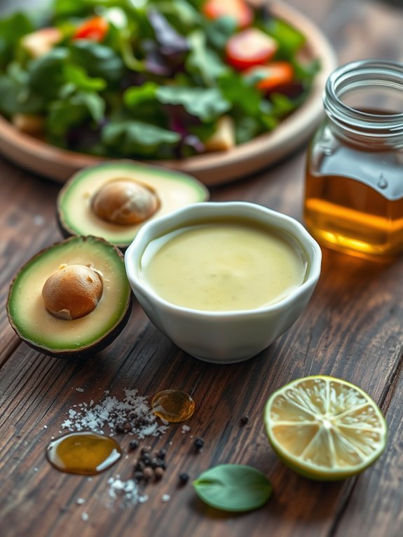creamy avocado lime dressing