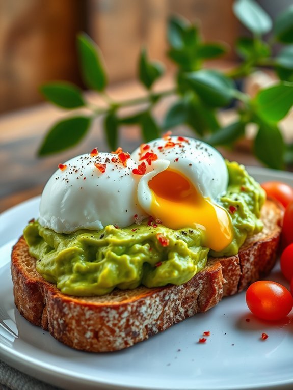 15 Simple and Fast Office Lunch Ideas You Can Prepare Today 14 creamy avocado topped eggs