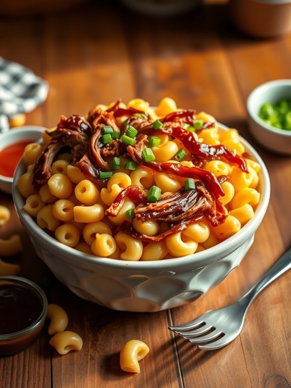 10 Irresistible Mac and Cheese Recipes You Must Try 9 creamy bbq pulled pork