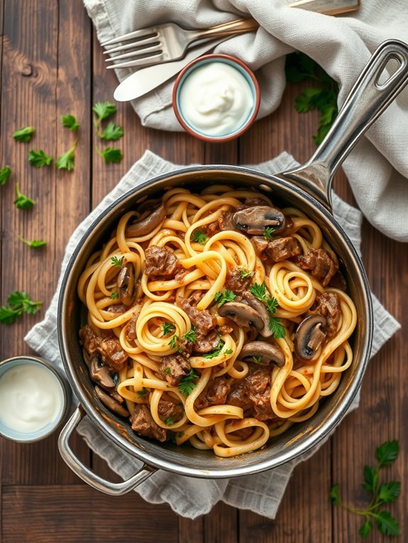 10 Easy One-Pot Meals Perfect for Busy Weeknight Dinners 5 creamy beef pasta dish