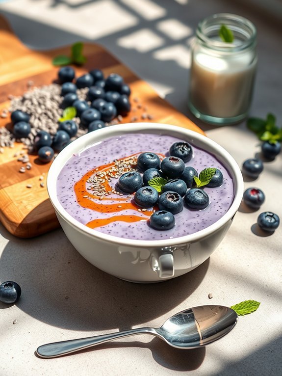 10 Delicious and Healthy Recipes Using Fresh Berries 5 creamy blueberry chia pudding