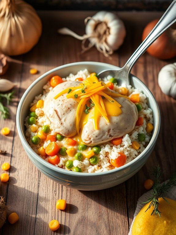 10 Simple Slow Cooker Recipes for Busy Days 3 creamy chicken and rice