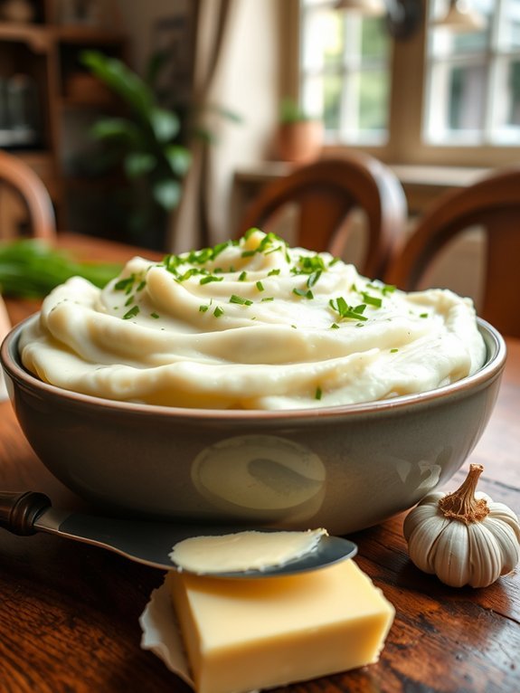 creamy garlic mashed potatoes