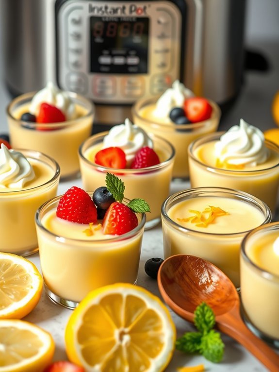 10 Must-Try Instant Pot Dessert Recipes for Easy and Delicious Treats 9 creamy lemon custard recipe
