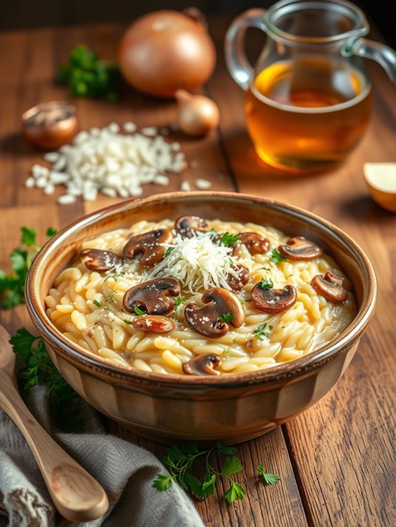 12 Easy 5-Ingredient Recipes for Delicious Meals 11 creamy mushroom rice dish