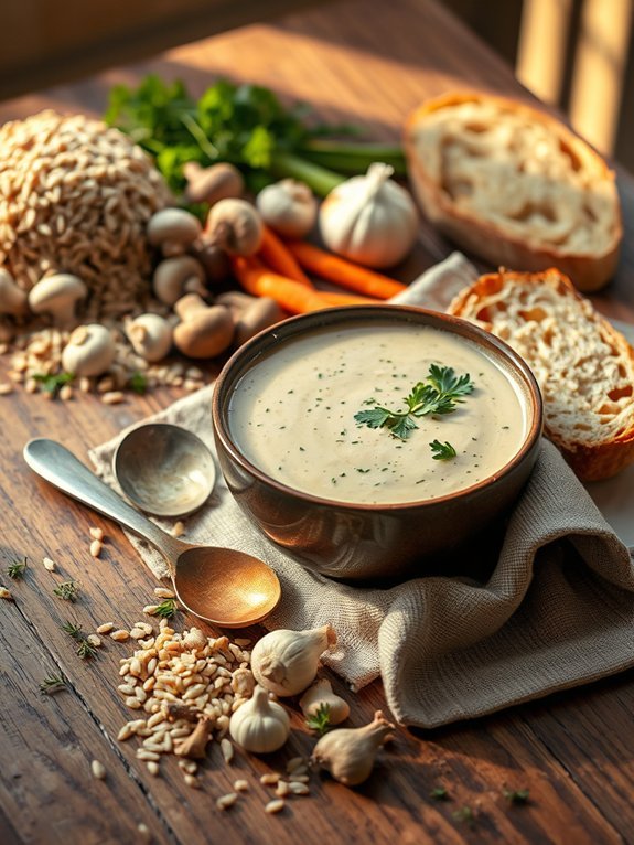 15 Delicious Cozy Fall Soup Recipes for Comforting Autumn Meals 9 creamy mushroom rice soup
