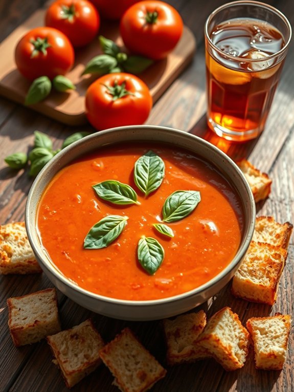 15 Healthy Low-Calorie Meals for Effective Weight Loss 10 creamy soup with croutons