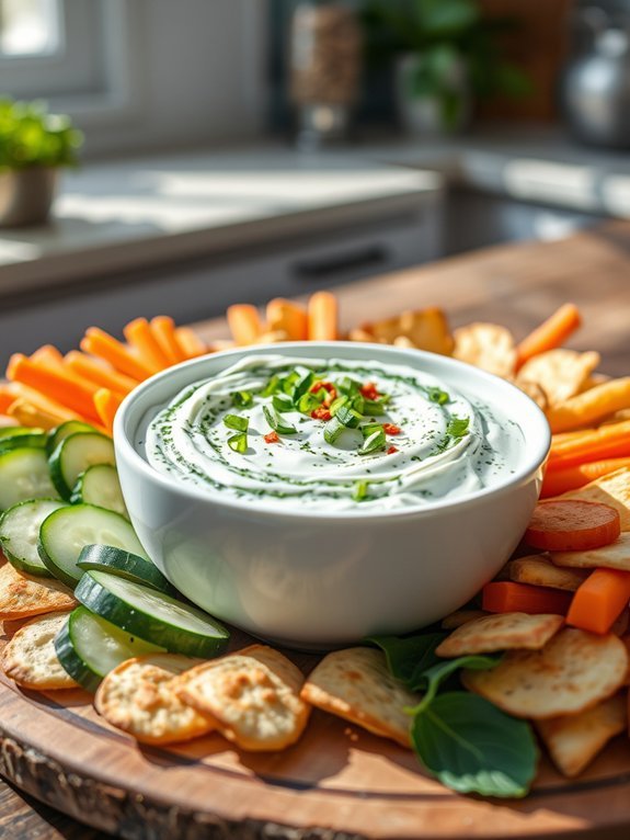 10 Simple and Healthy Homemade Dips for Every Occasion 4 creamy spinach yogurt dip
