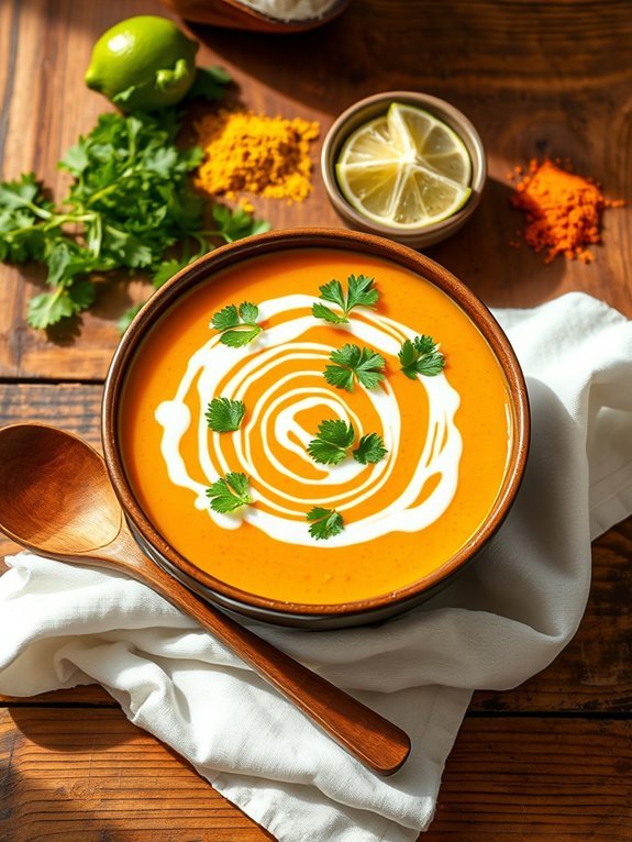 creamy sweet potato soup