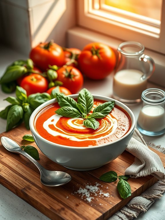 10 Easy Keto Soup Recipes to Make at Home for a Healthy Low-Carb Diet 6 creamy tomato basil soup