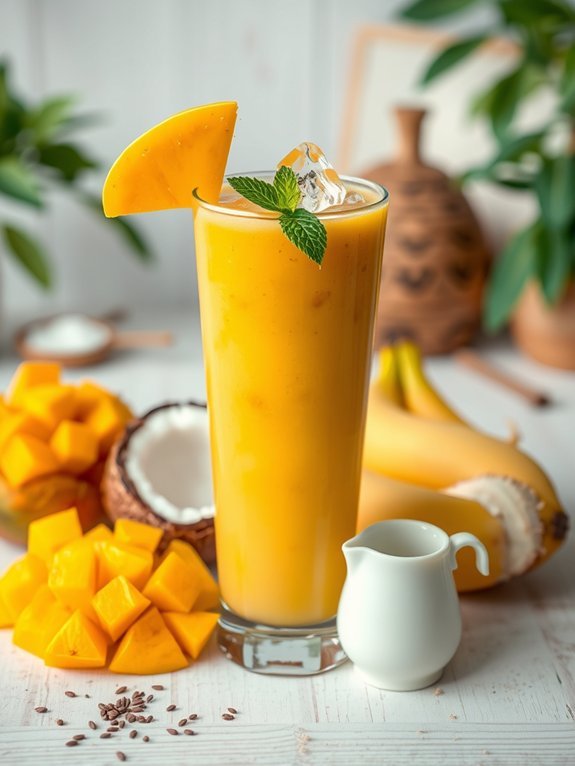 creamy tropical mango delight