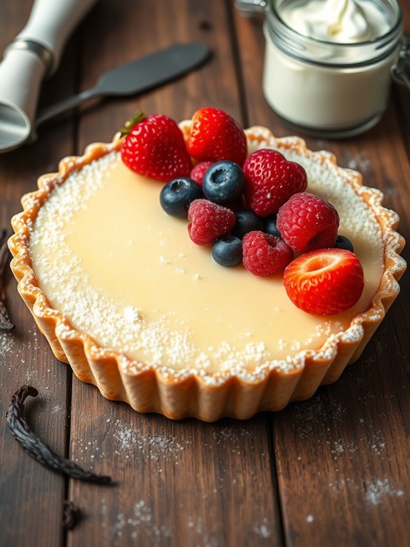 12 Mouthwatering Tart Recipes for Elegant Desserts 9 creamy vanilla custard tart