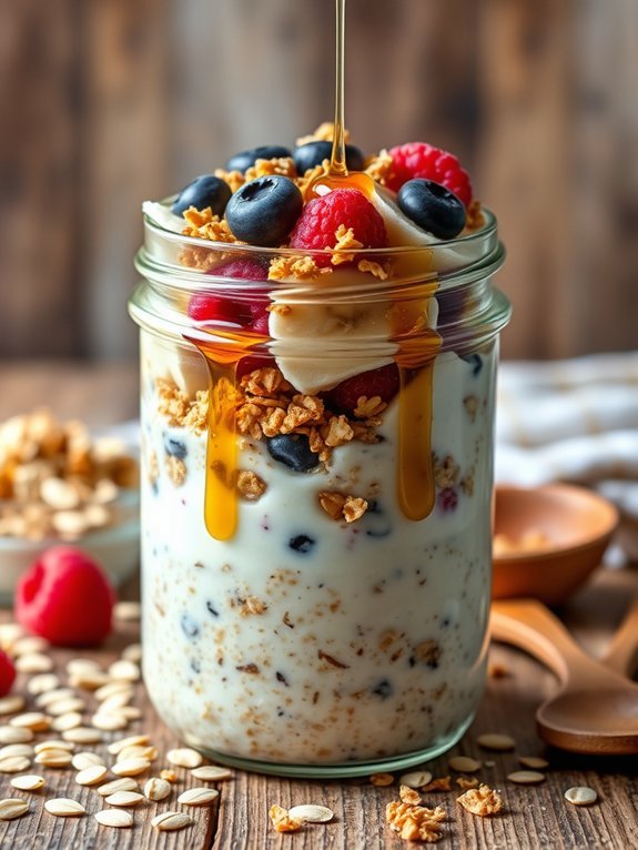 15 Delicious Overnight Oats Recipes for Easy Meal Prep 16 creamy yogurt granola oats