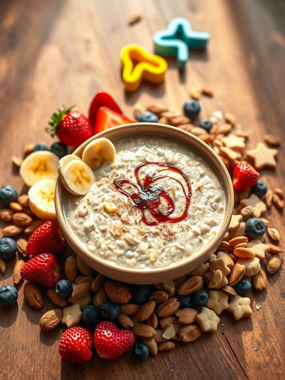 10 Delicious and Fun Breakfast Ideas for Kids That They'll Love 10 creative oatmeal designs