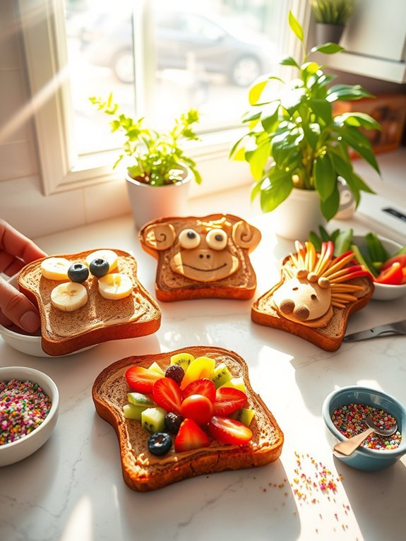 creative toast artwork designs