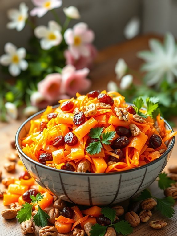 15 Fresh and Delicious Spring Salad Recipes Featuring Seasonal Ingredients 14 crisp carrot salad delight
