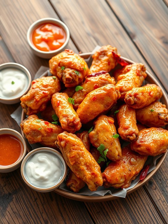 10 Must-Try Air Fryer Recipes for Delicious Meals 2 crispy air fried chicken wings