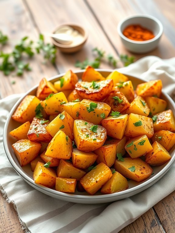 10 Quick and Easy Air Fryer Breakfast Recipes for a Healthy Start 2 crispy air fryer potatoes