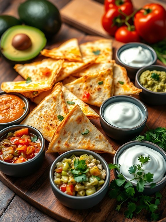 crispy air fryer quesadillas