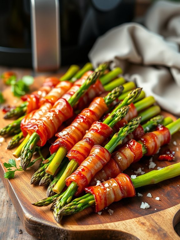 10 Must-Try Air Fryer Recipes for Delicious Meals 9 crispy bacon wrapped asparagus