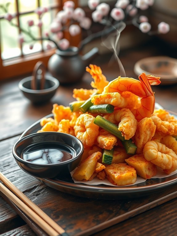 15 Must-Try Traditional Japanese Dishes You'll Adore 4 crispy battered fried vegetables