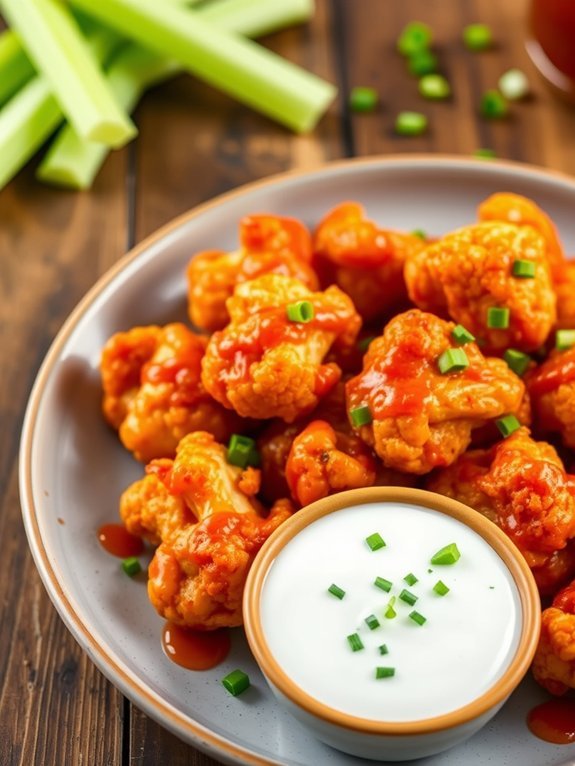10 Healthy Vegan Air Fryer Recipes for Delicious Meals 5 crispy buffalo cauliflower bites