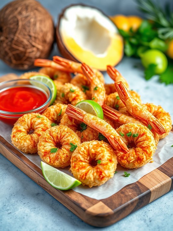 12 Delicious Seafood Recipes for Your Air Fryer: A Guide to Tasty Dishes 5 crispy coconut coated shrimp