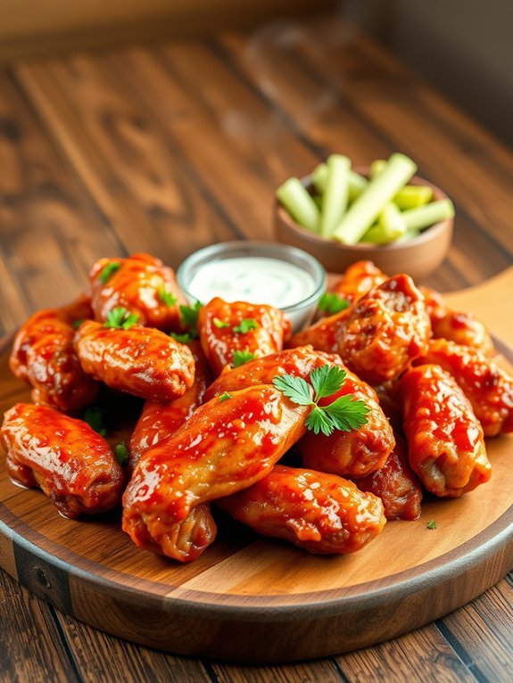 crispy flavorful chicken wings