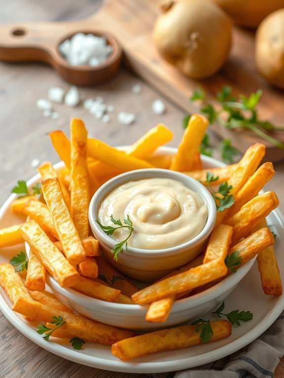 12 Crispy Air Fryer Potato Recipes for Perfectly Golden Fries and Sides 2 crispy golden potato strips
