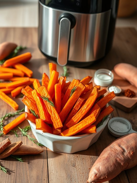 10 Healthy Vegan Air Fryer Recipes for Delicious Meals 8 crispy healthy sweet potato fries