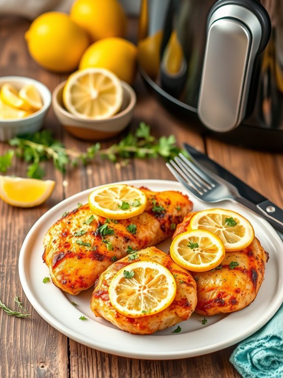 Top 15 Delicious Air Fryer Chicken Recipes You Need to Try 7 crispy lemon herb chicken