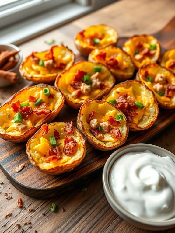 crispy potato skins recipe