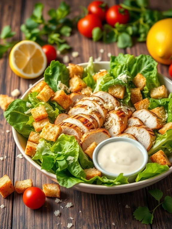 15 Simple and Fast Office Lunch Ideas You Can Prepare Today 6 crispy romaine with chicken