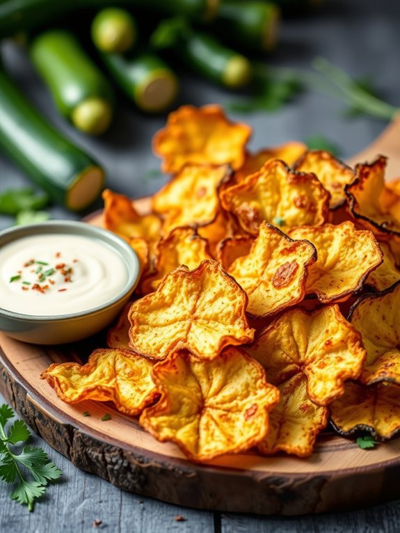 15 Delicious Air Fryer Side Dishes to Enhance Your Meal 6 crispy spicy zucchini chips