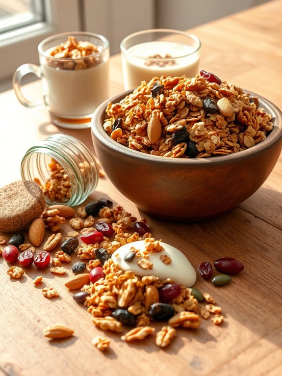 10 Delicious and Budget-Friendly Breakfast Ideas to Start Your Day Right 9 crunchy homemade granola treat