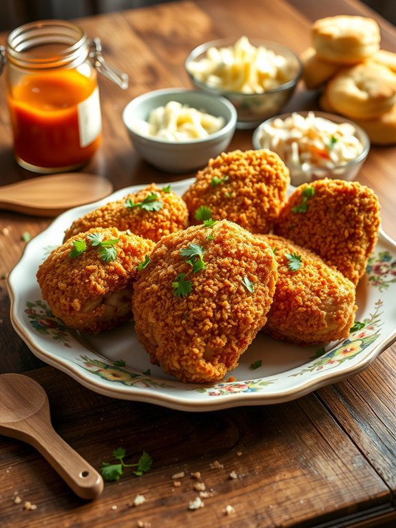 crunchy panko coated chicken