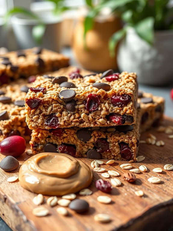 Top 10 Easy Homemade Granola Bar Recipes for Healthy Snacking 11 decadent chocolate cranberry bars