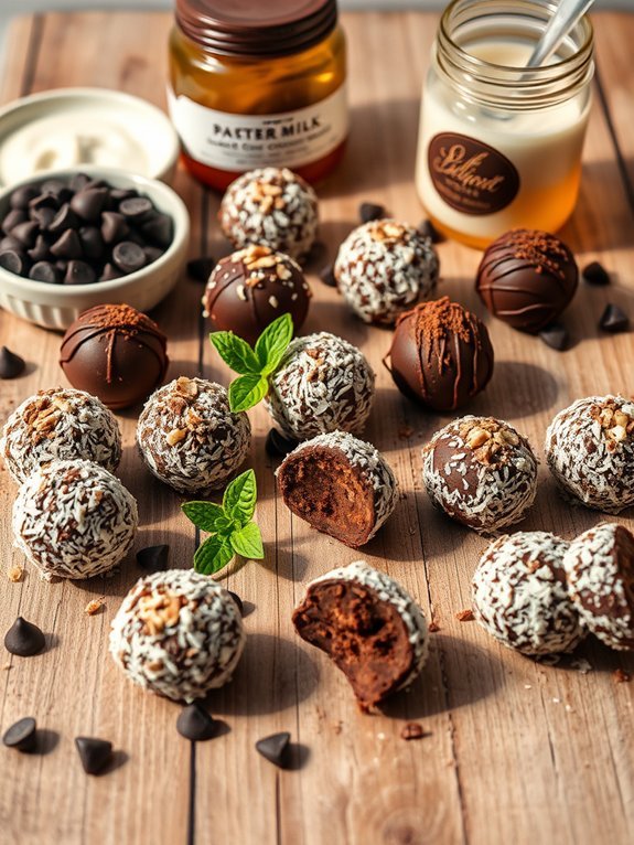 decadent coconut chocolate treats