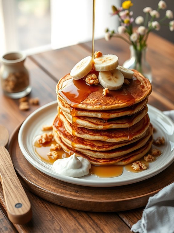 10 Recipes for Perfectly Fluffy Pancakes You'll Love 5 delicious banana nut pancakes