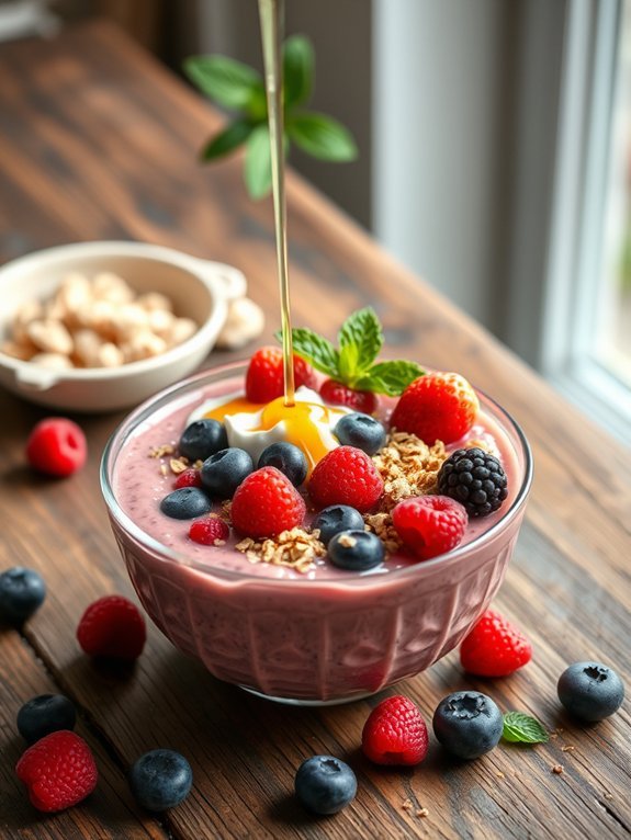 10 Delicious and Healthy Recipes Using Fresh Berries 2 delicious berry smoothie bowl