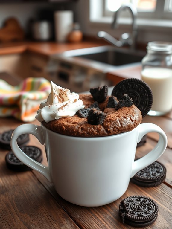 15 Quick and Easy Mug Cake Recipes for a Delicious Treat 12 delicious cookies and cream