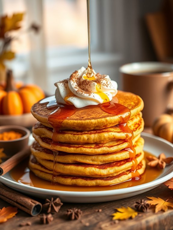 delicious fall inspired pancakes