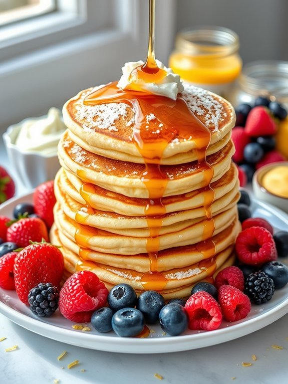 12 Impressive Easter Brunch Ideas to Delight Your Guests 2 delicious fluffy lemon pancakes