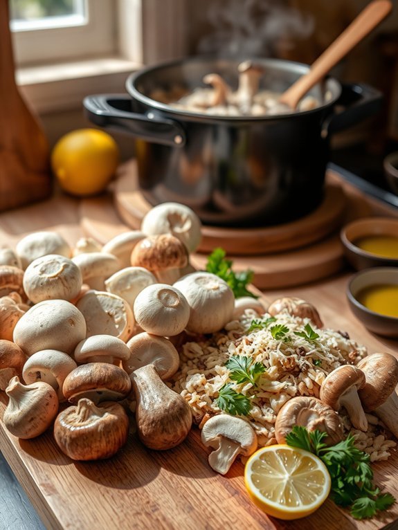 delicious fungi for consumption