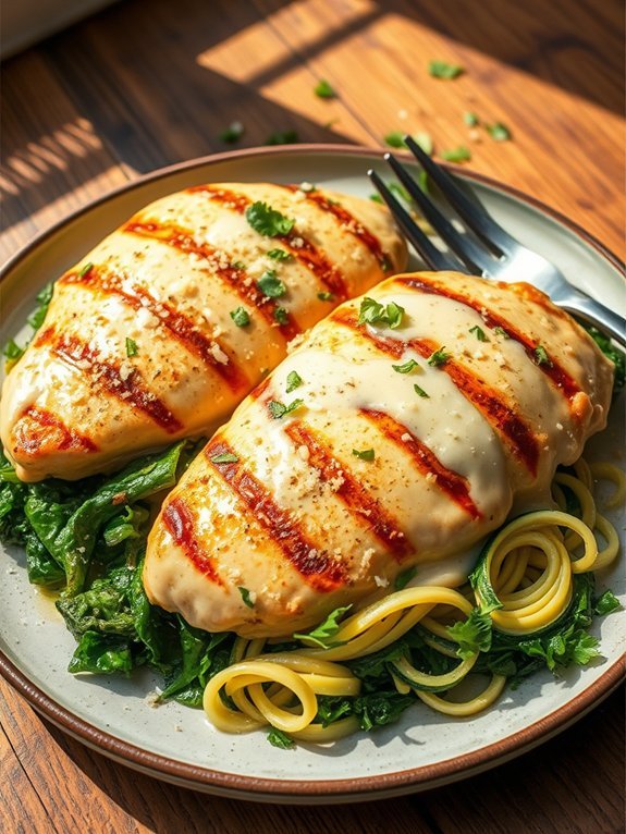 12 Easy Keto Recipes for Beginners - Quick and Delicious Low-Carb Meals 6 delicious garlic parmesan chicken