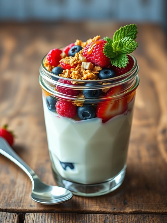 delicious greek yogurt parfaits